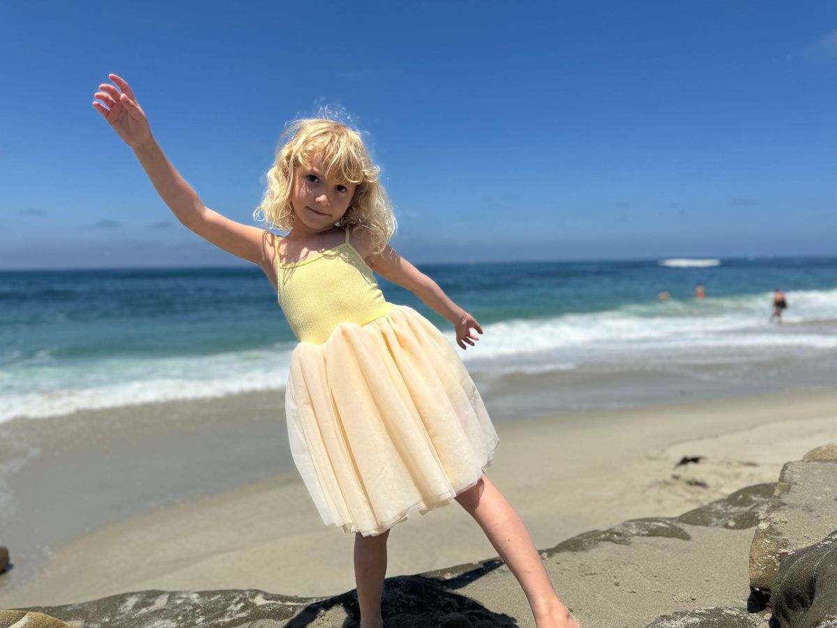 Kaia Tutu Dress in Lemon
