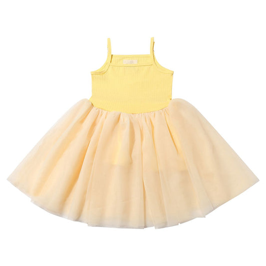 Kaia Tutu Dress in Lemon