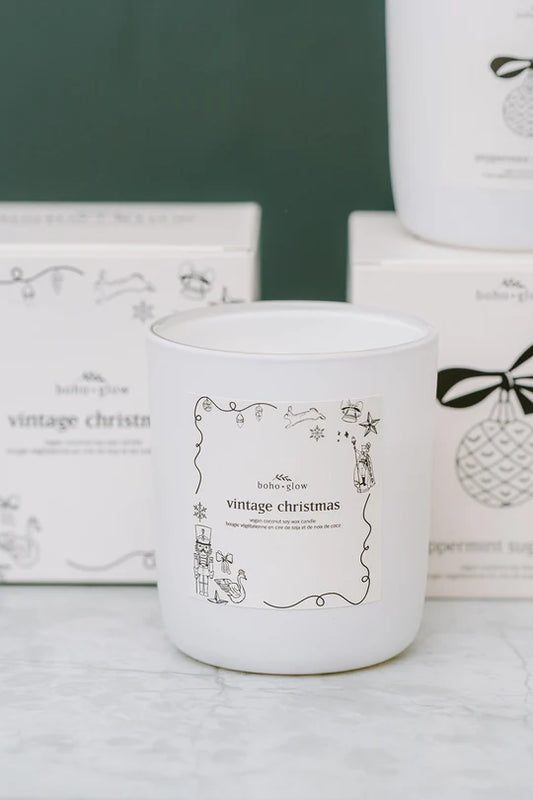 Vintage Christmas Candle