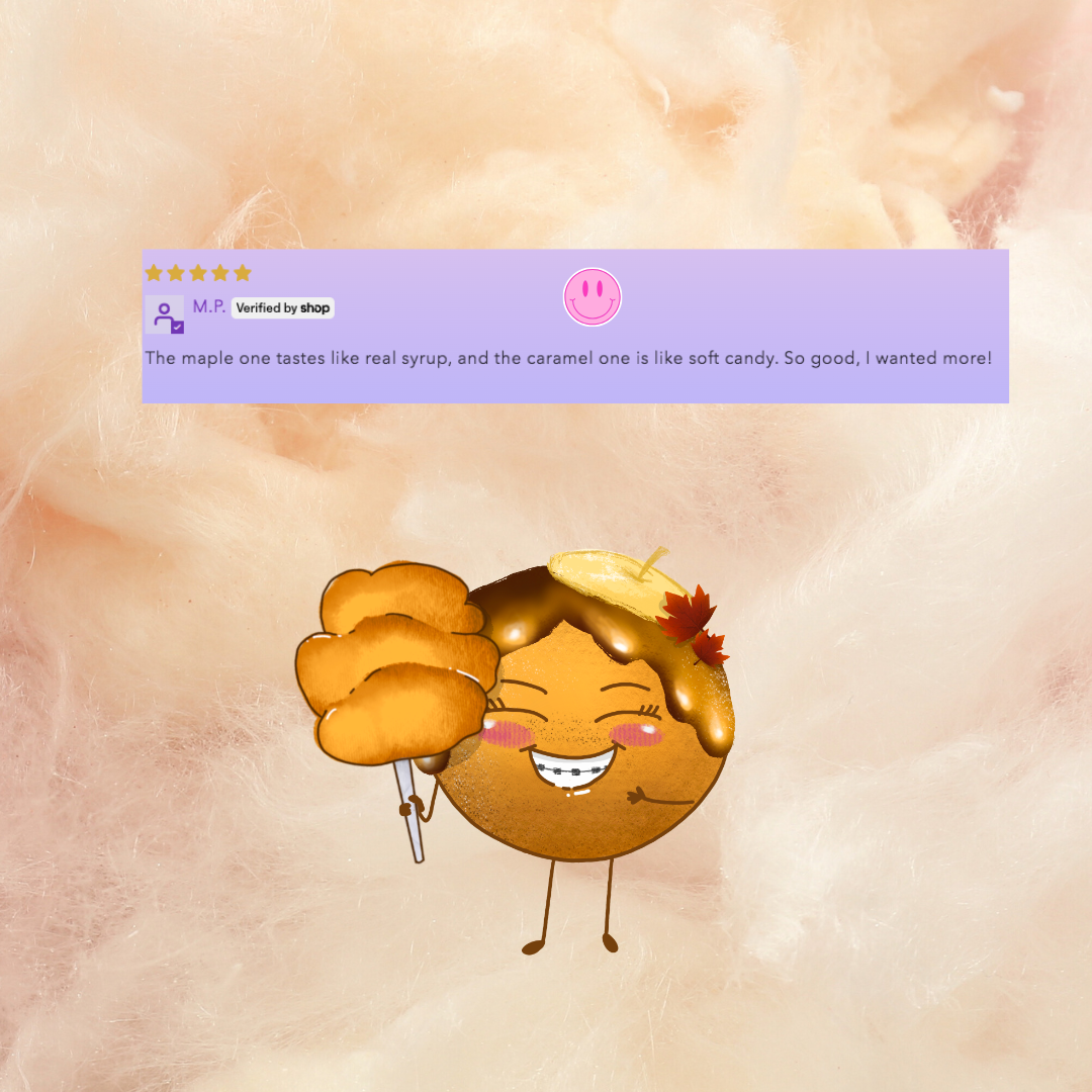 Orangetta | Orange Organic Cotton Candy | Natural Flavors