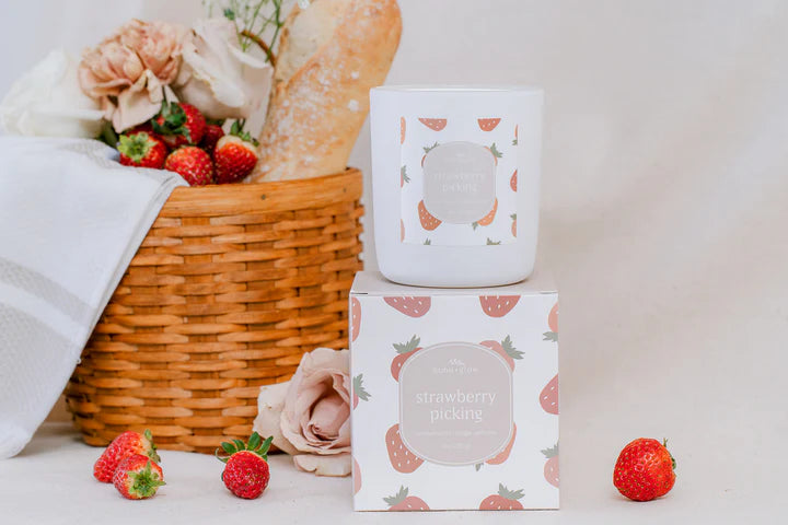 strawberry picking
