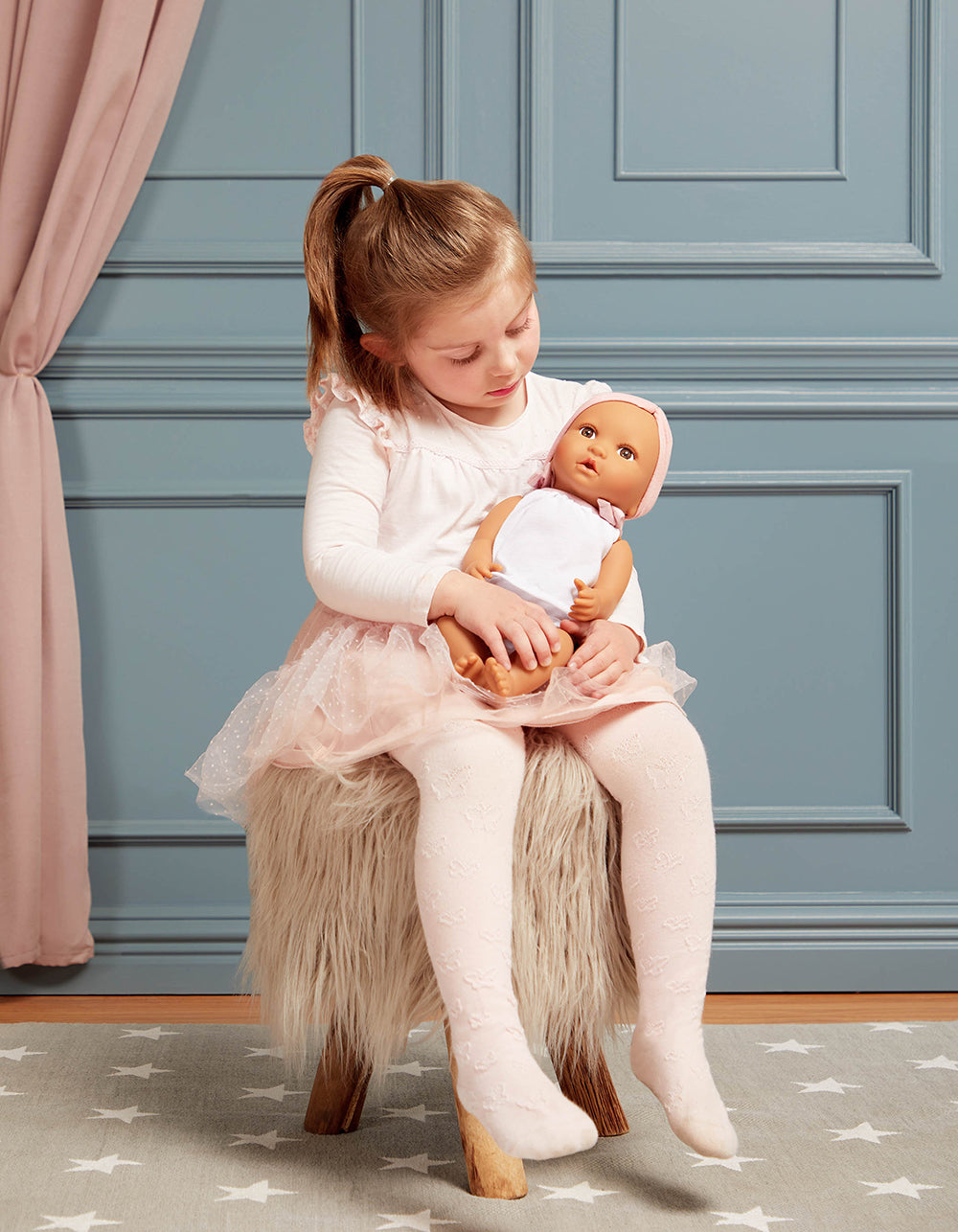 Ava Baby Doll - 2-pc Outfit & Pink Headband