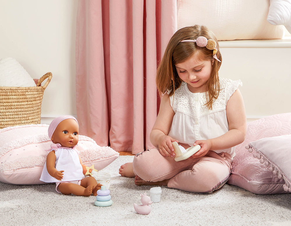 Ava Baby Doll - 2-pc Outfit & Pink Headband