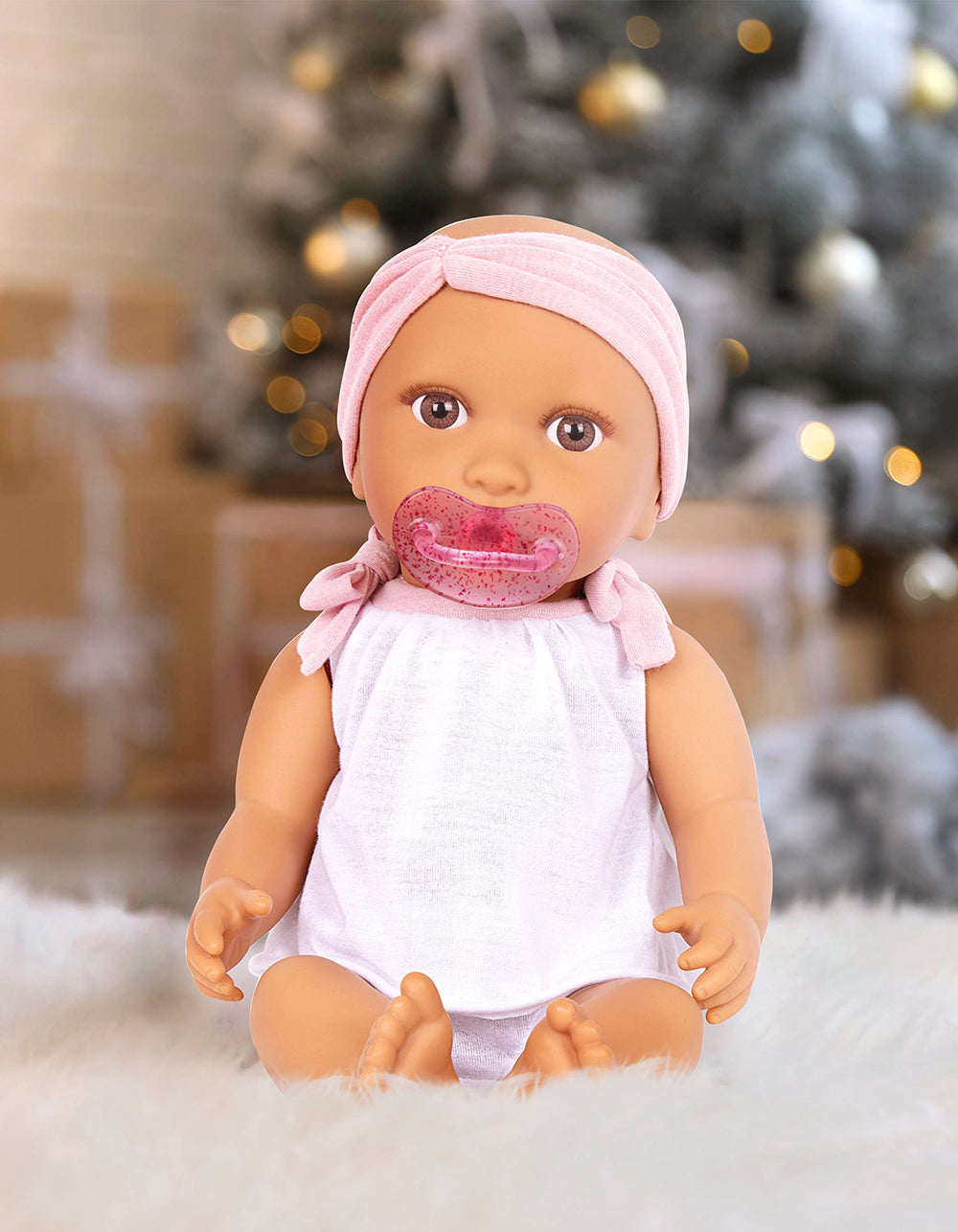 Ava Baby Doll - 2-pc Outfit & Pink Headband