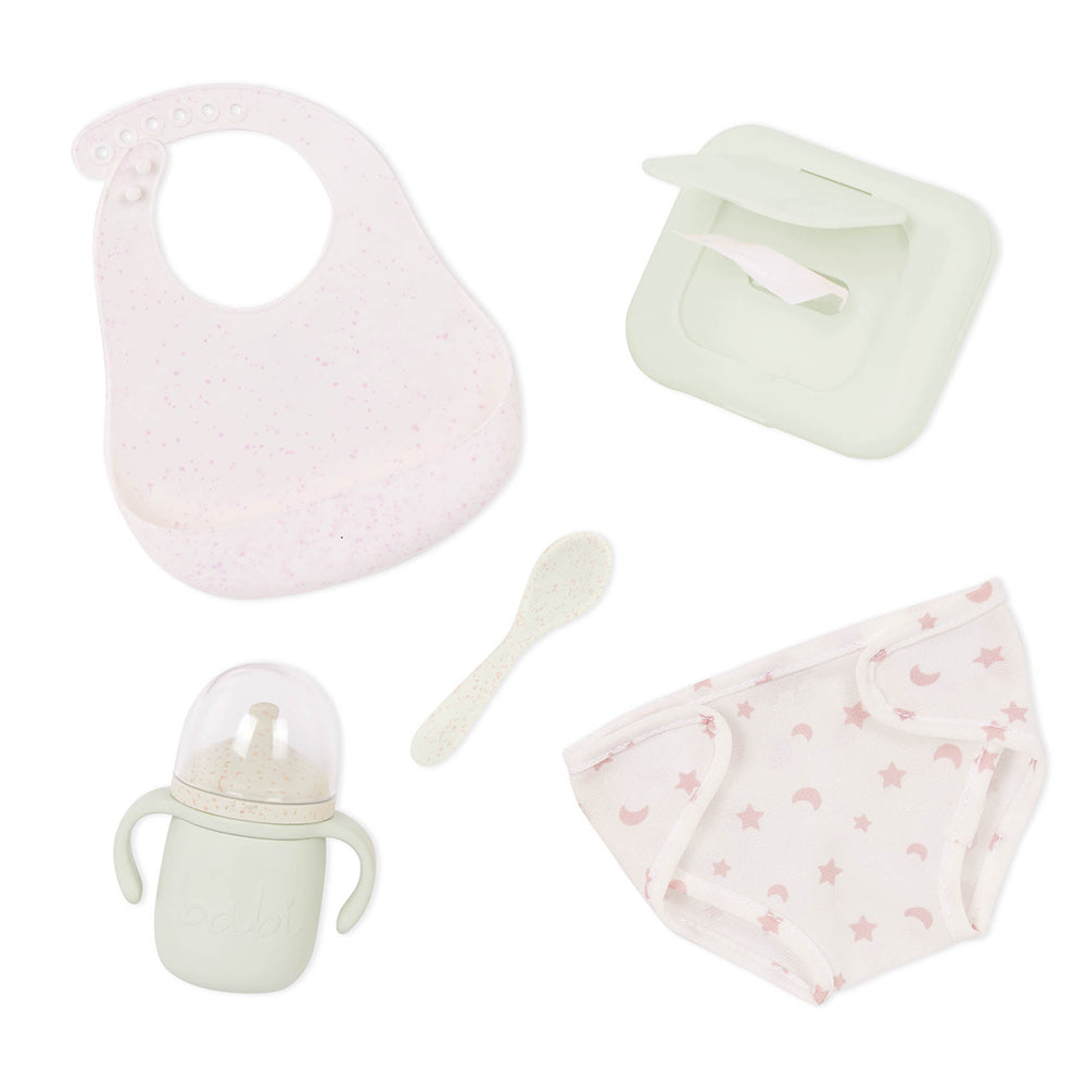 Diaper bag and accessories for 14" Baby doll