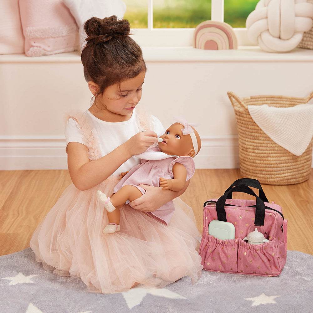 Diaper bag and accessories for 14" Baby doll