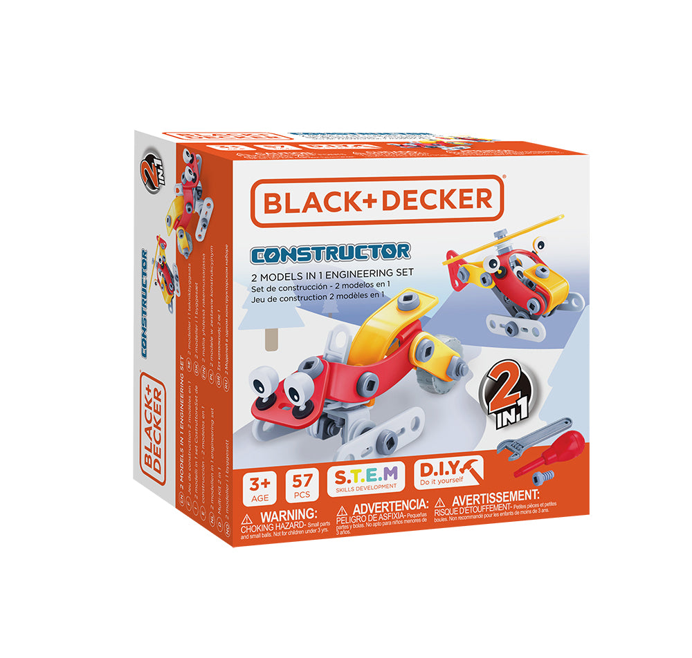 Constructor Jr - 2 models in 1 Engineering set 57 pieces