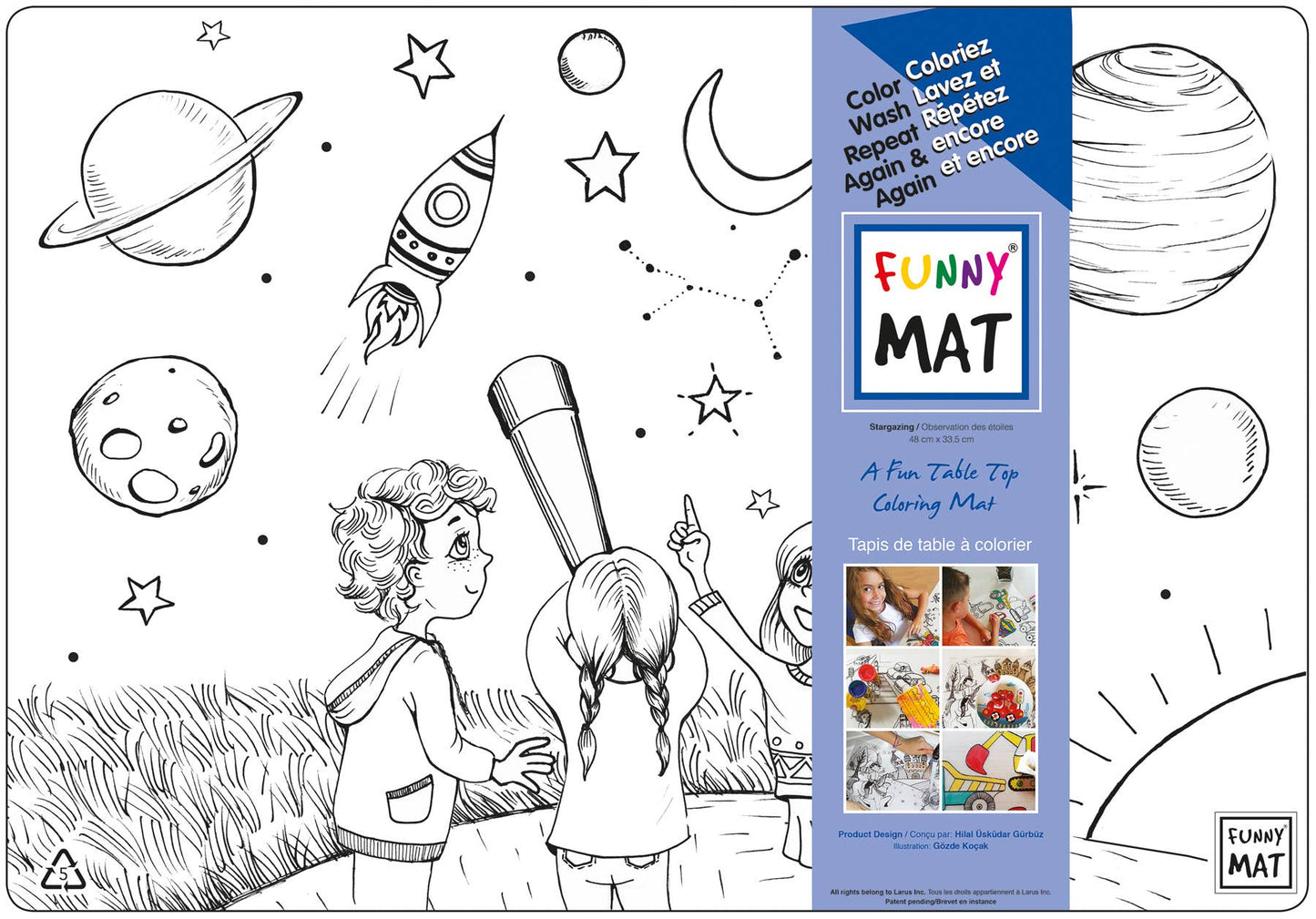 Stargazing Colouring Mat