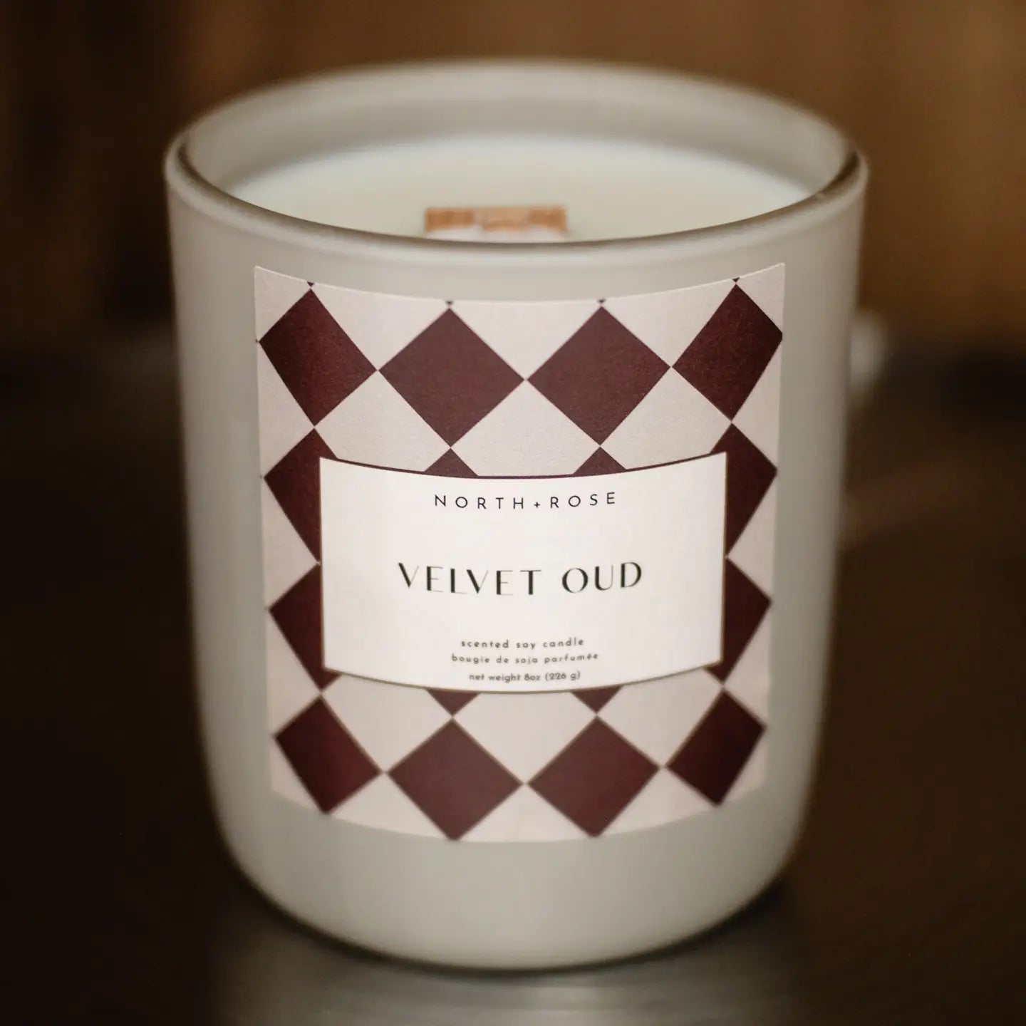 Velvet Oud 8oz Wood Wick Candle