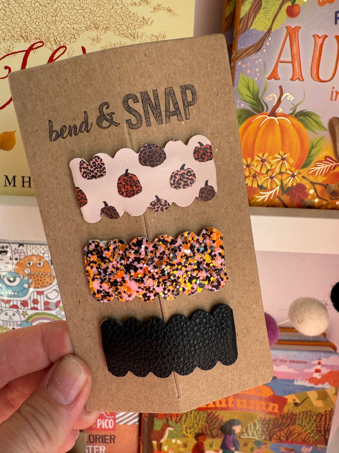 Halloween 3 Pack Snap Clip