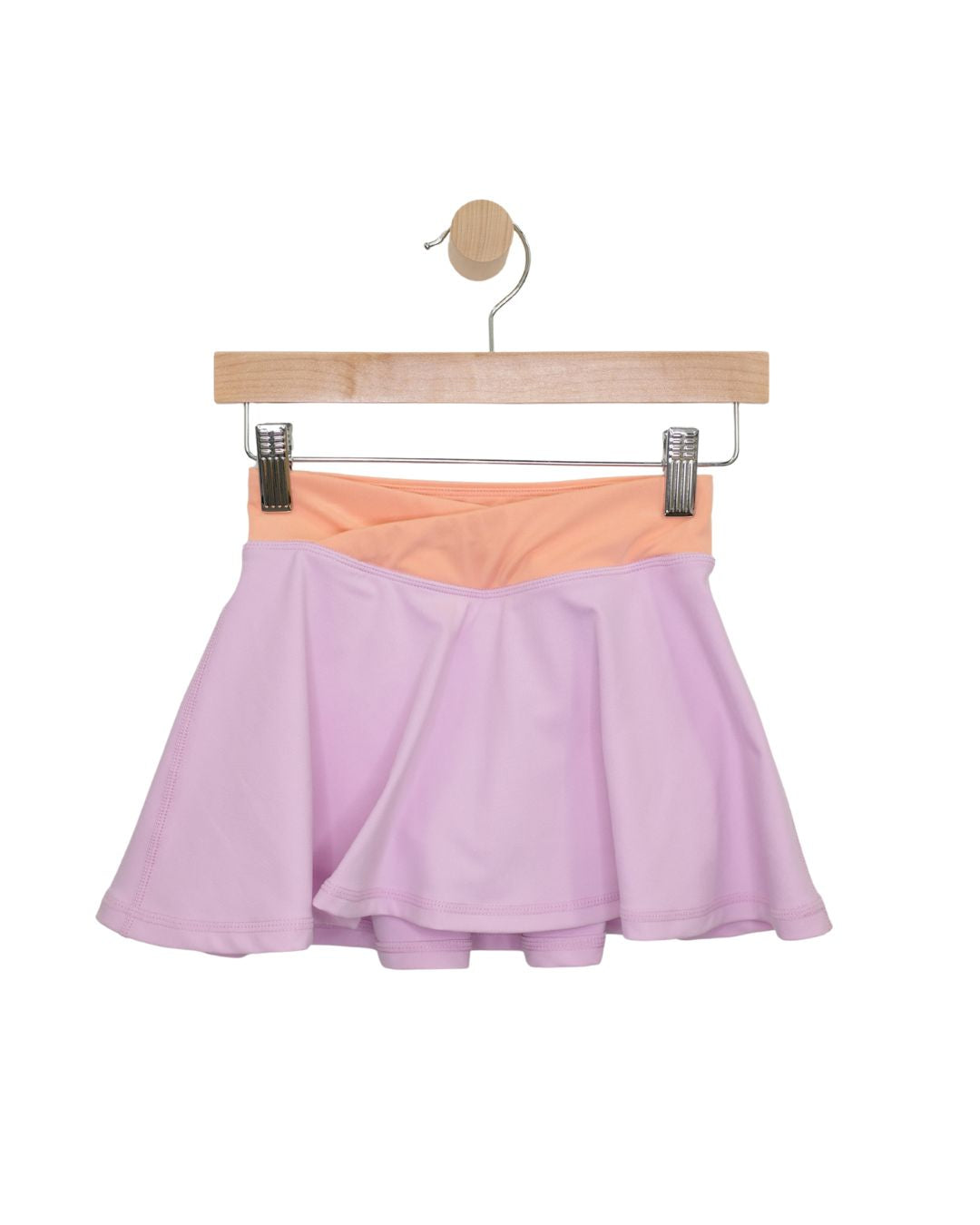 Purple Active Skirt with Bike Shorts Under