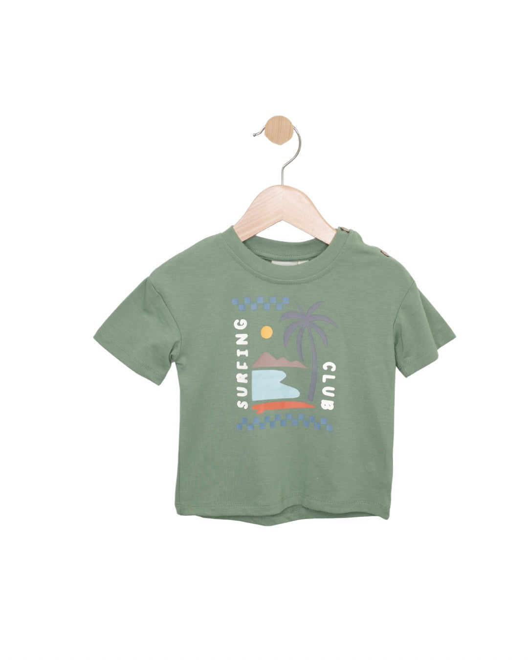 Baby Surfing Club Green Tee