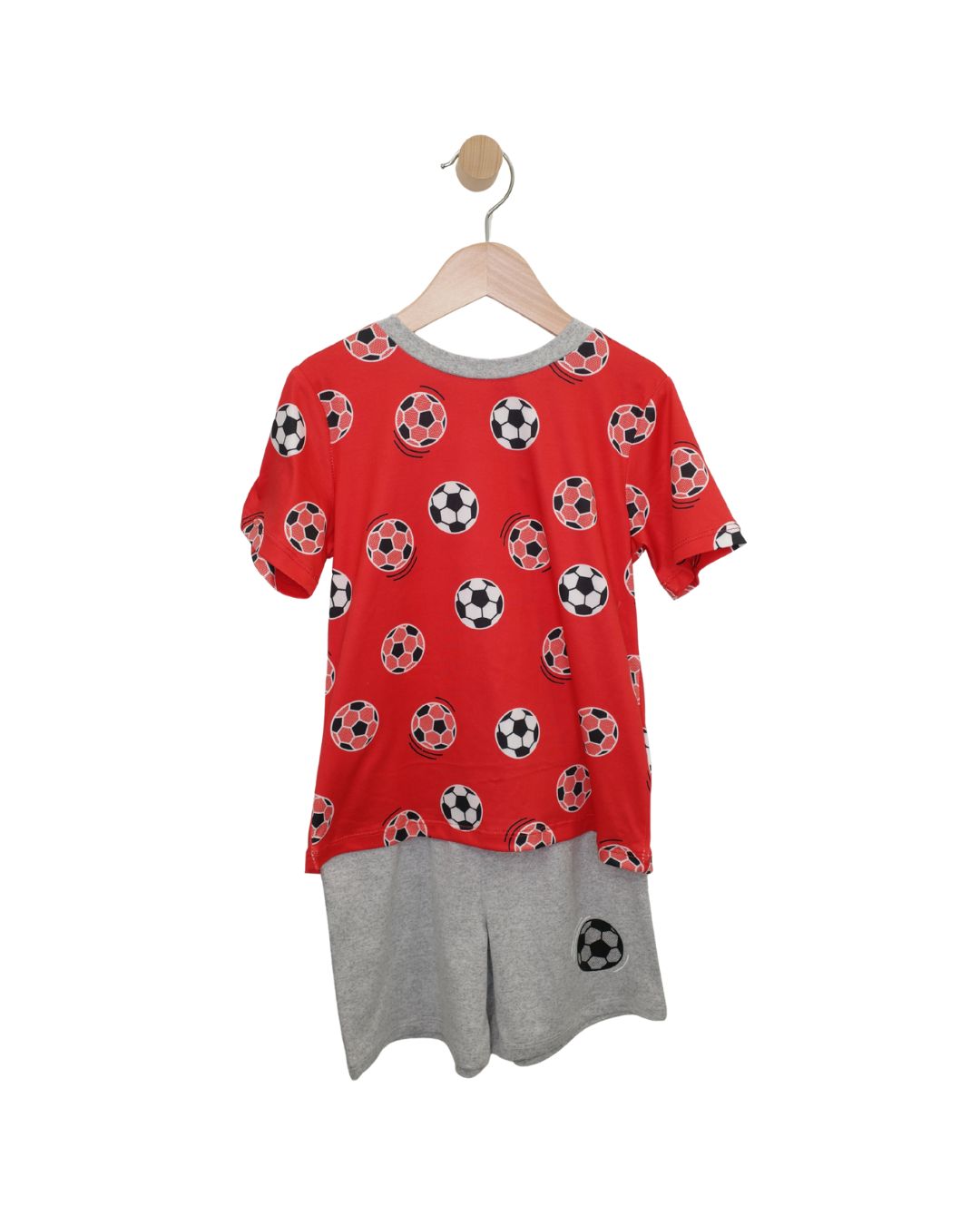 Kids Red Soccer Short Set
