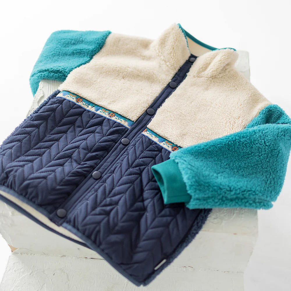 Children's Blue Plush Jacket