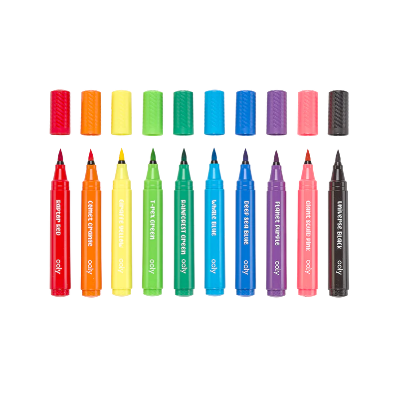 Big Bright Brush Markers