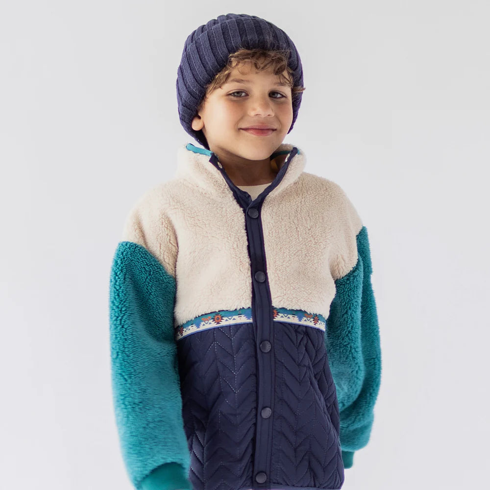 Children's Blue Plush Jacket