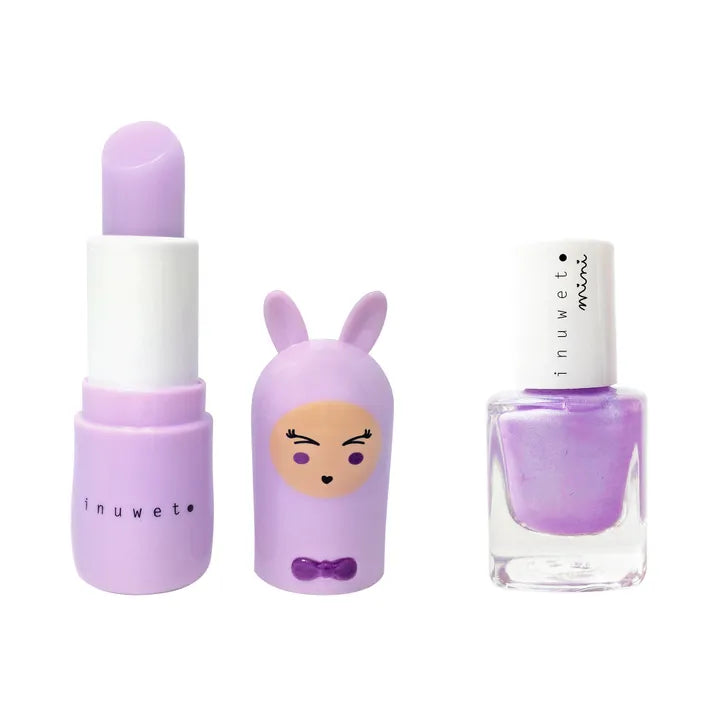 Violet Lip Balm & Water-Based Nail Polish