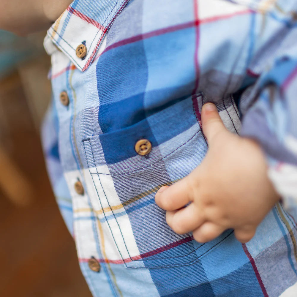 Blue Checked Shirt