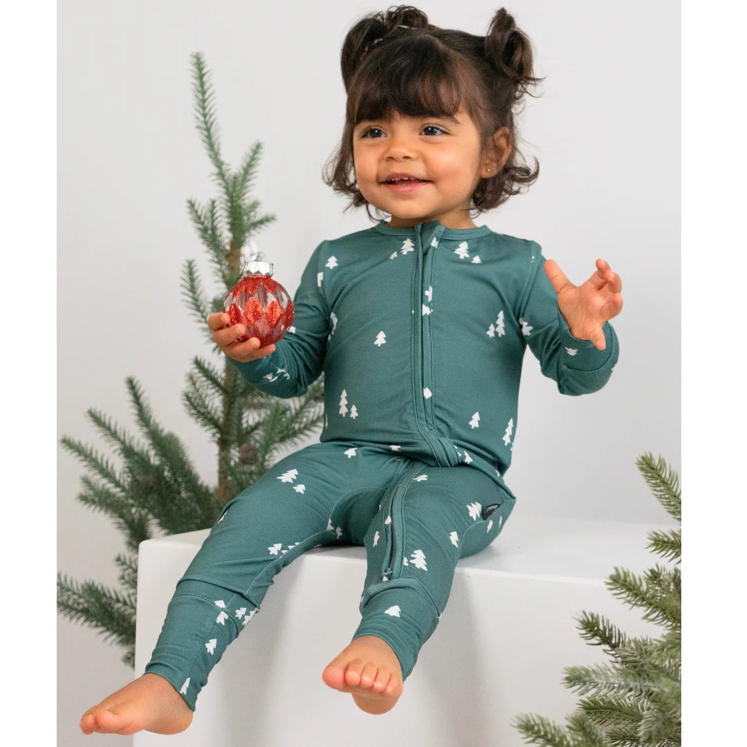Tiny Trees Footless Zipper Sleepers