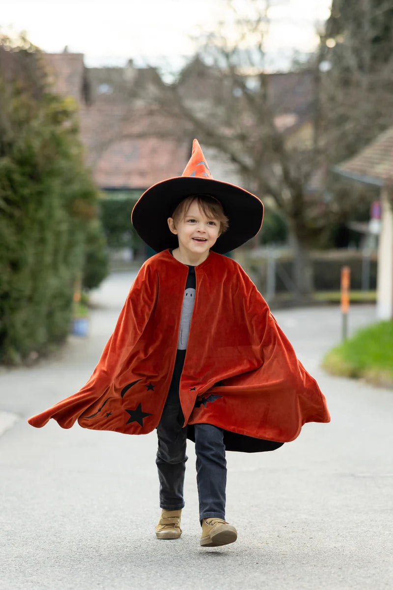 Autumn Embers Wizard Cape and Hat (4-6)