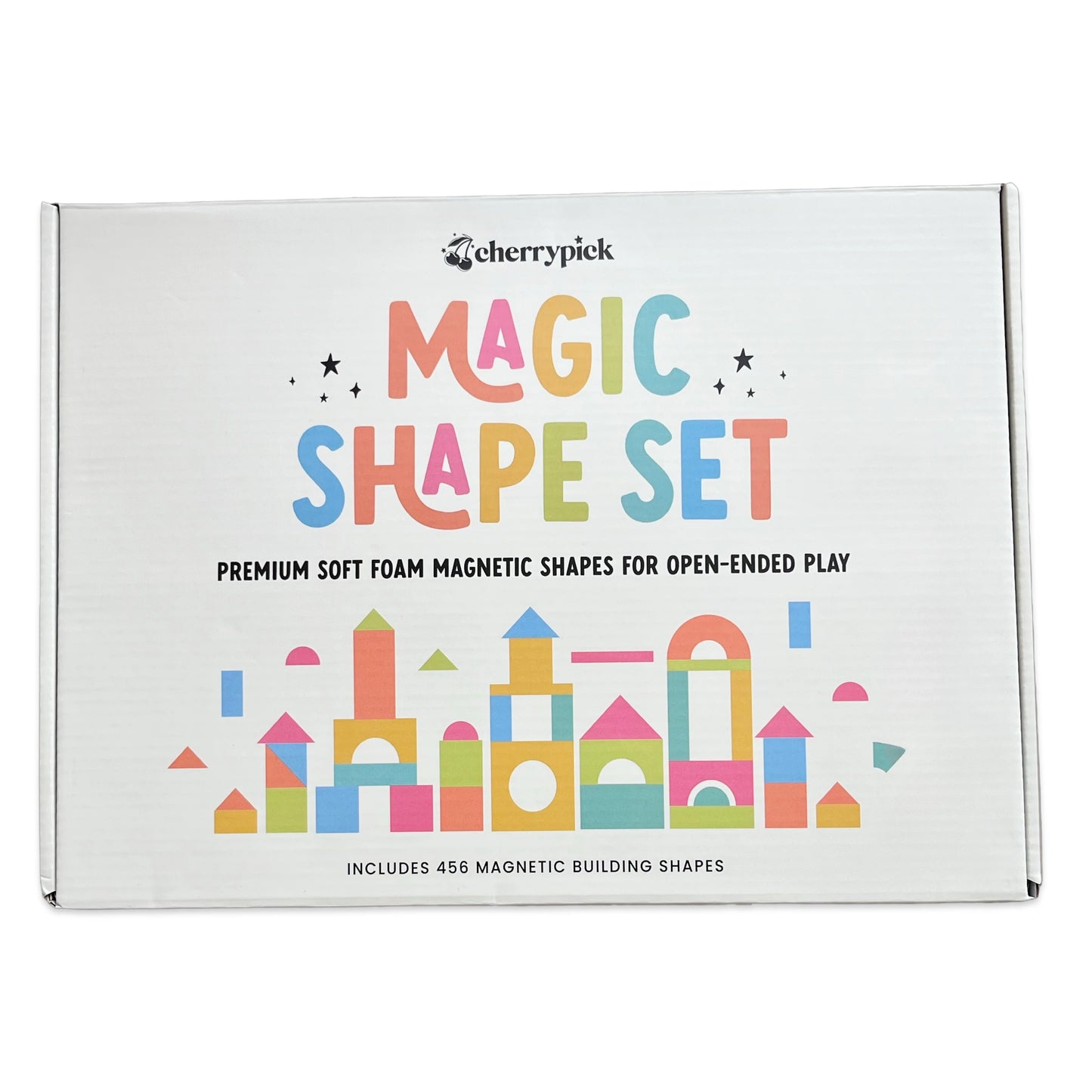 Magic Shape Set- Soft Foam Magnetic Shapes for Building and Play