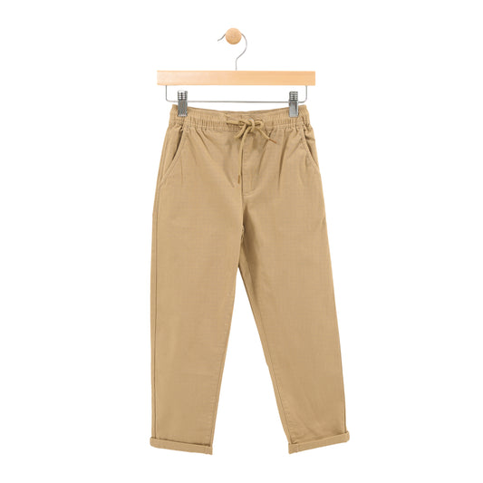Kids Beige Twill Pant