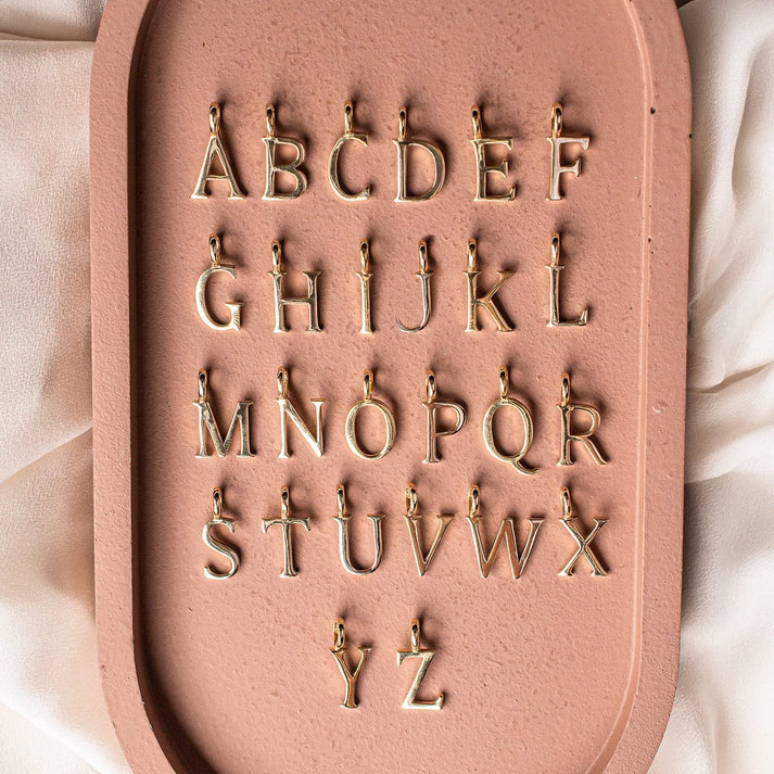 Letter Charm Necklace