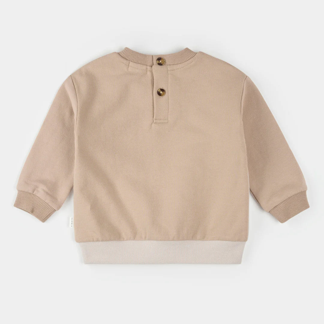 Light Taupe Color Block Outfit Set