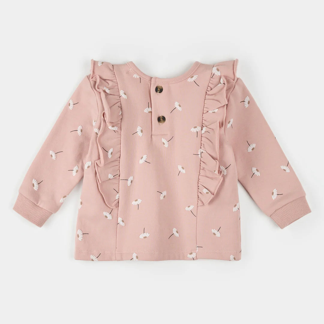 Daisy Print on Rose Outfit Set