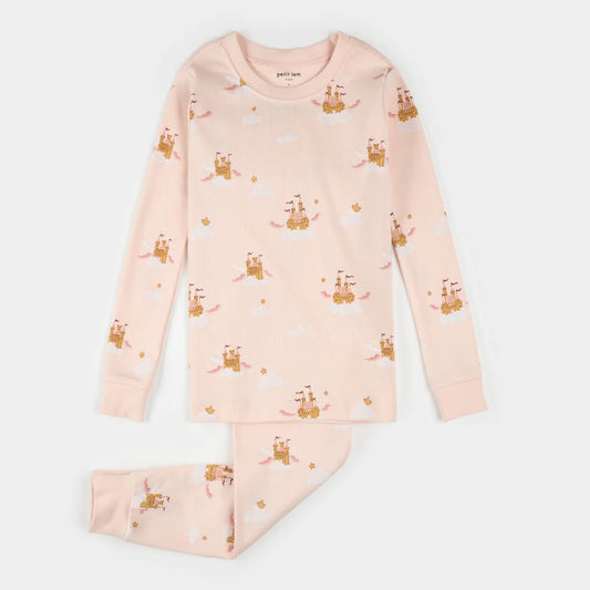 Magic Castle Print on Light Pink PJ Set