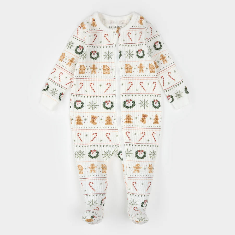 Holiday Treats Fair Isle Print on Thermal Sleeper