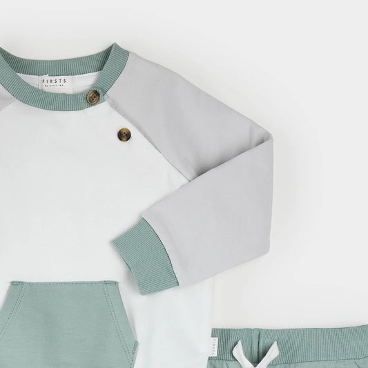 Lunar Rock & Tundra Color Block Outfit Set