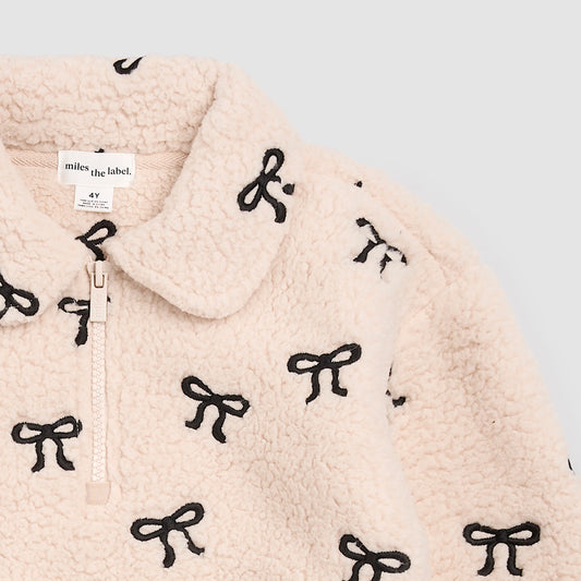 Baby Bow Sherpa Jacket