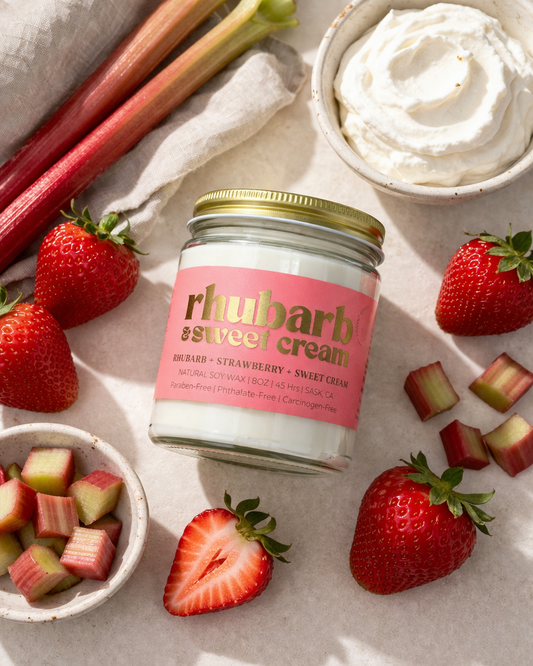Rhubarb & Sweet Cream
