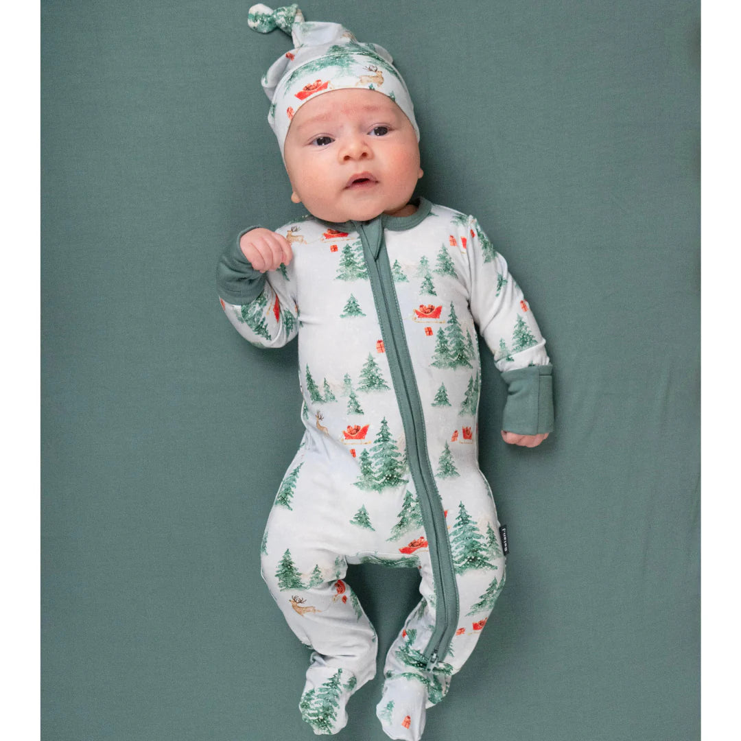 Sleigh Ride Footed Zipper Sleeper
