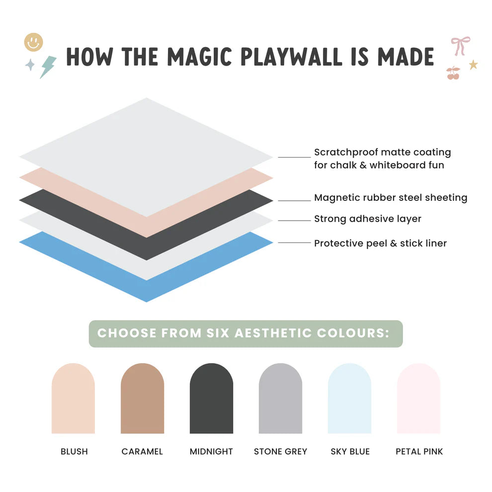 Magic Playwall -Arch Magnetic Wall Decal for Kids