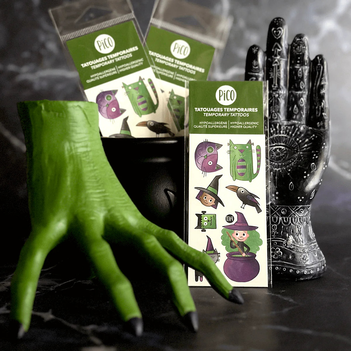 Frankencat and the witches Tattoos