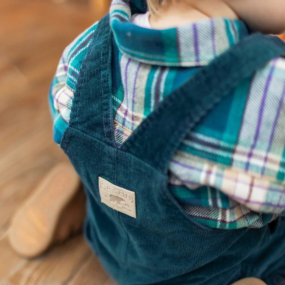 Baby Blue Corduroy Overalls