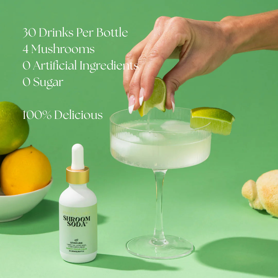 Lemon Lime Shroom Soda