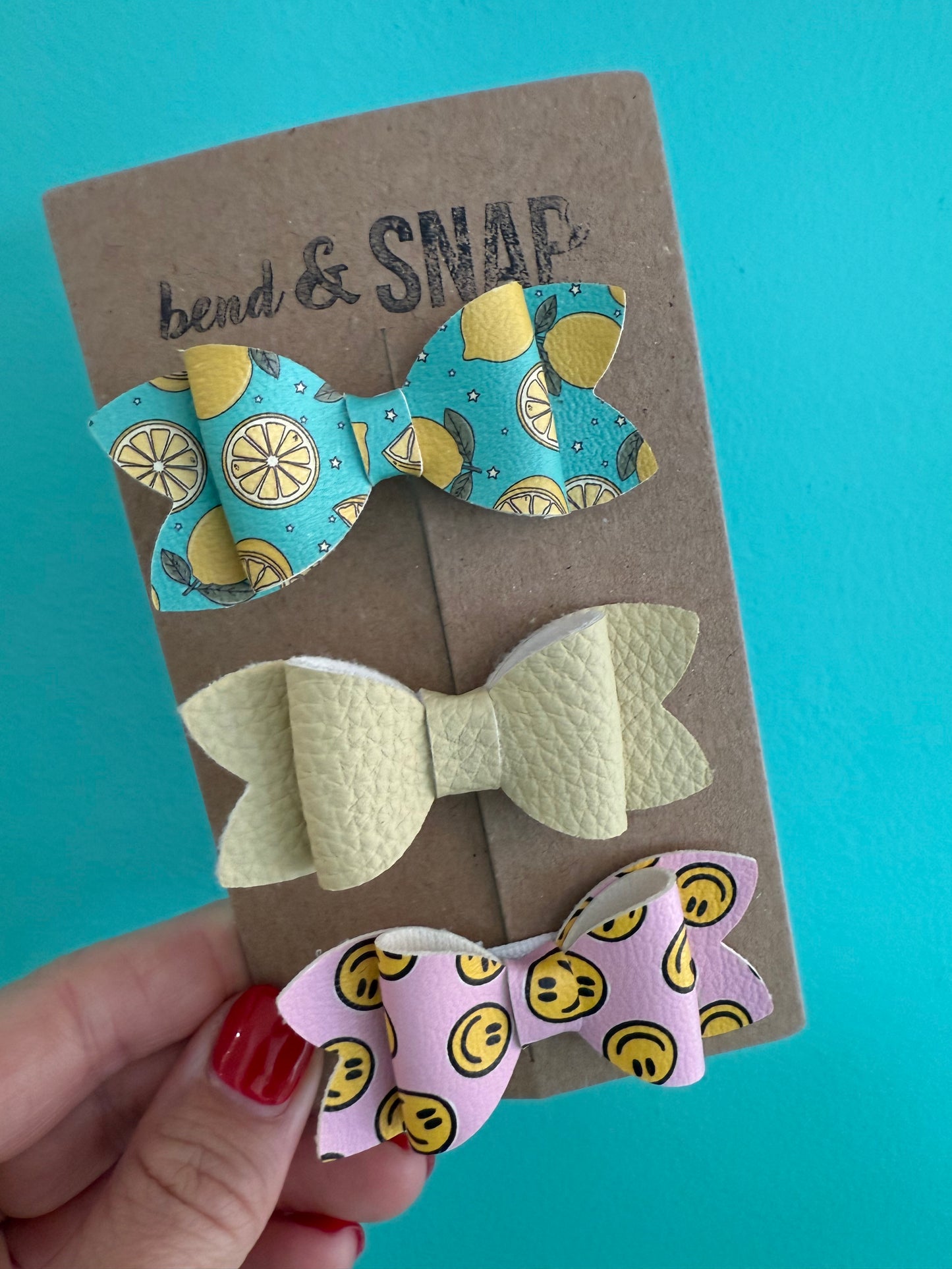 Lemons-Light Yellow-Happy Face 3 Pack