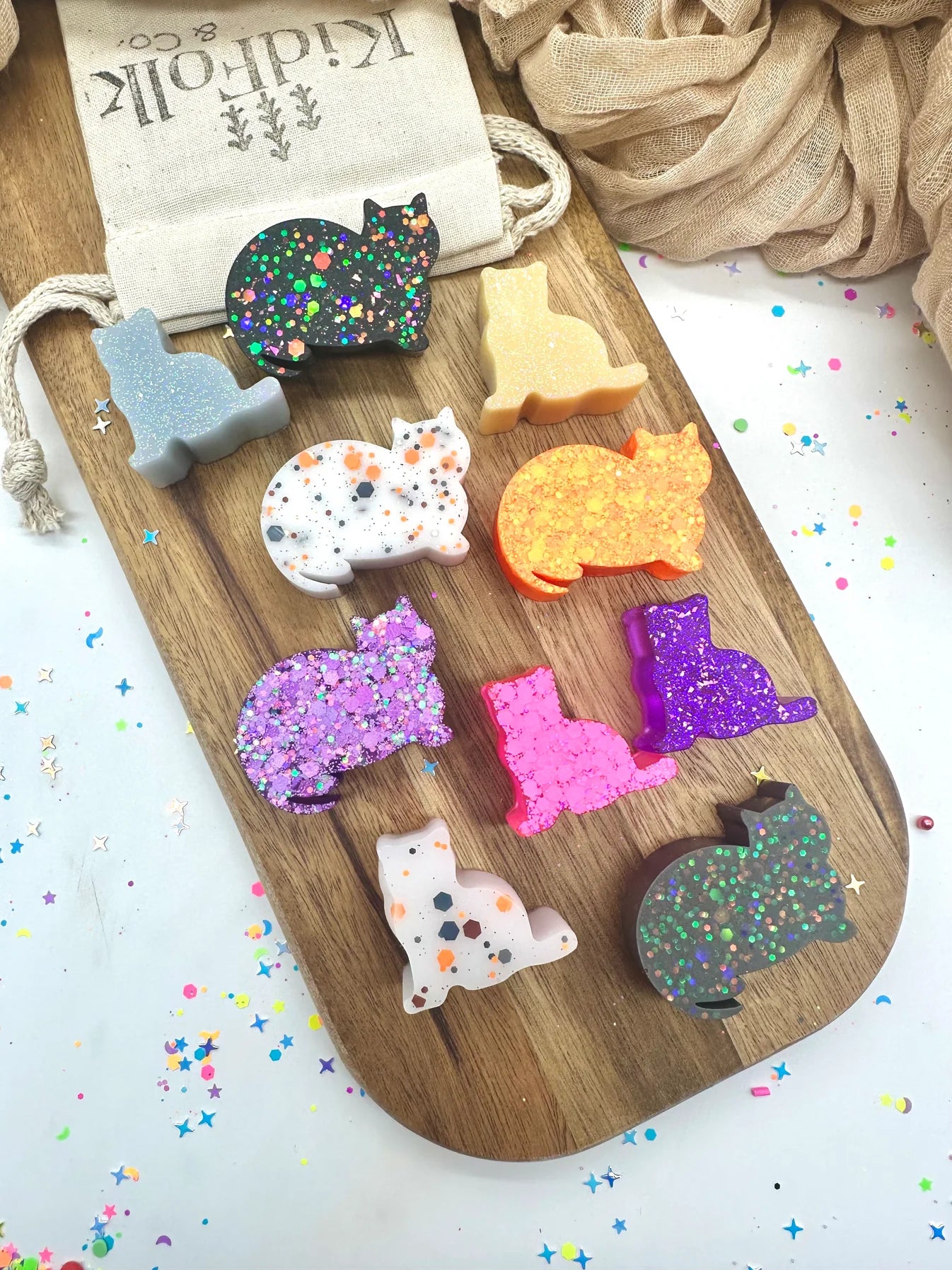 Resin Kitty Cats