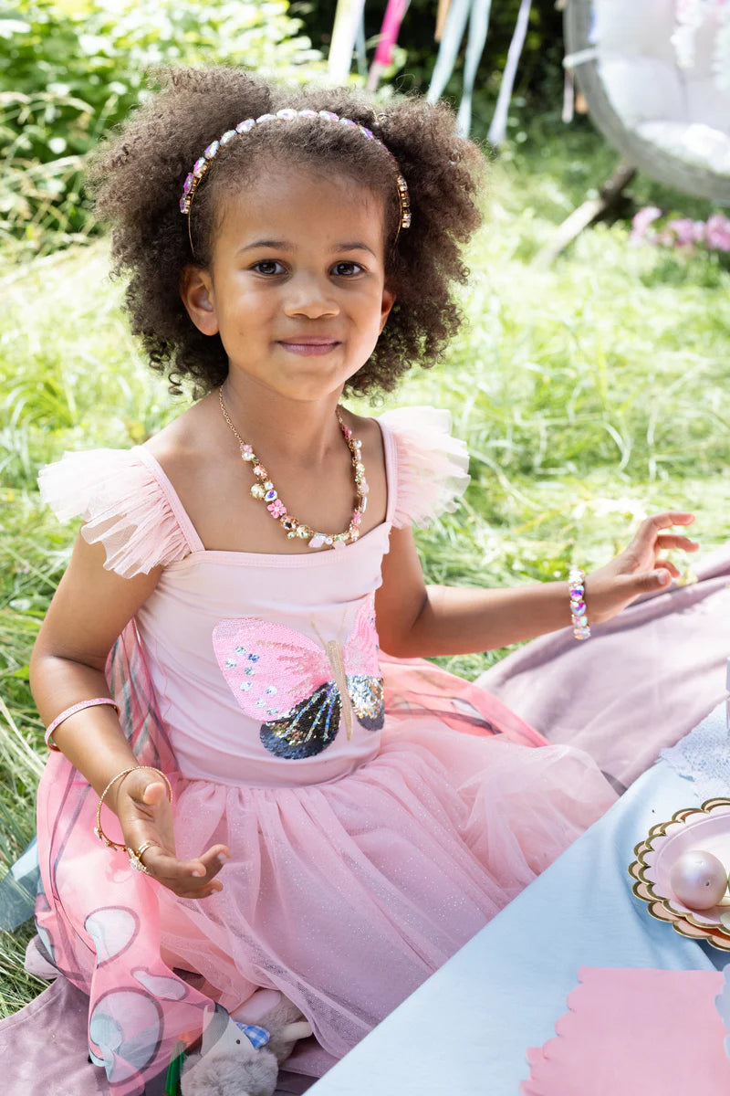 Sequins Secret Butterfly Twirl Dress with Wings (5-6 years)