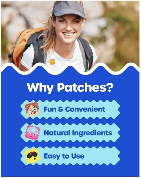 TrailPatch - Tick Repellent Stickers (24 Pack)