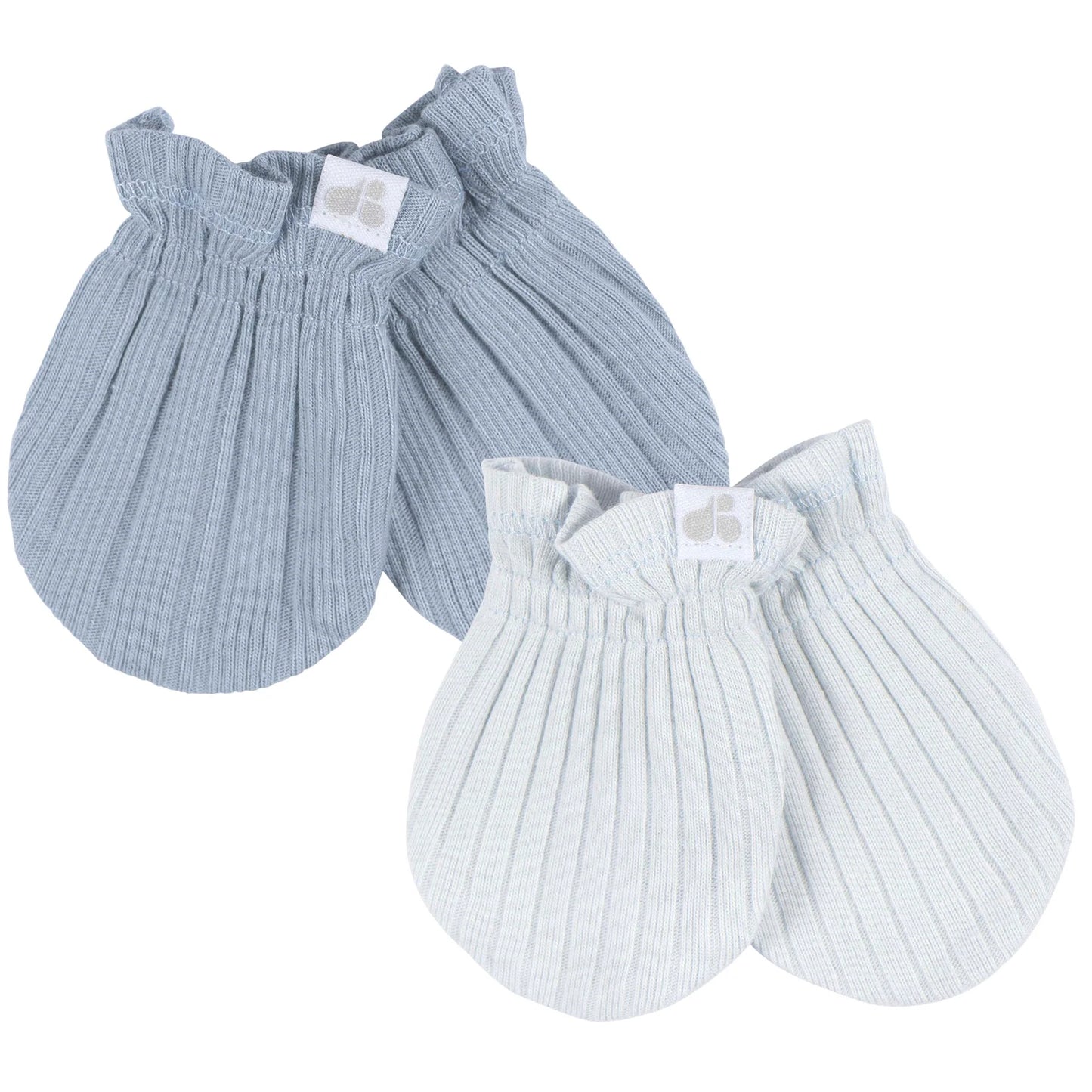 4 Piece Hat and Mittens- Blue (0-6 Months)