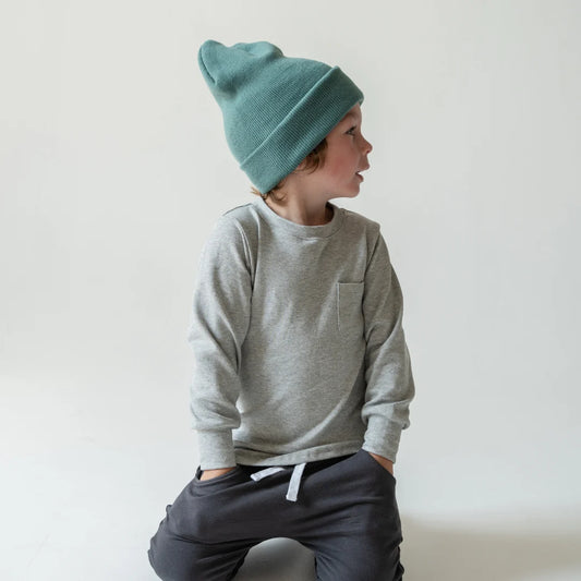 Long Sleeve Short - Heather Grey