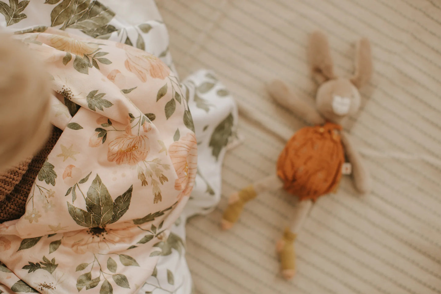 Pink Flowers Blanket