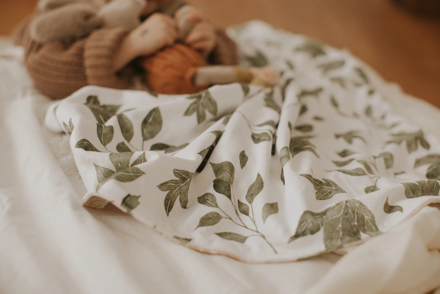 Pink Flowers Blanket