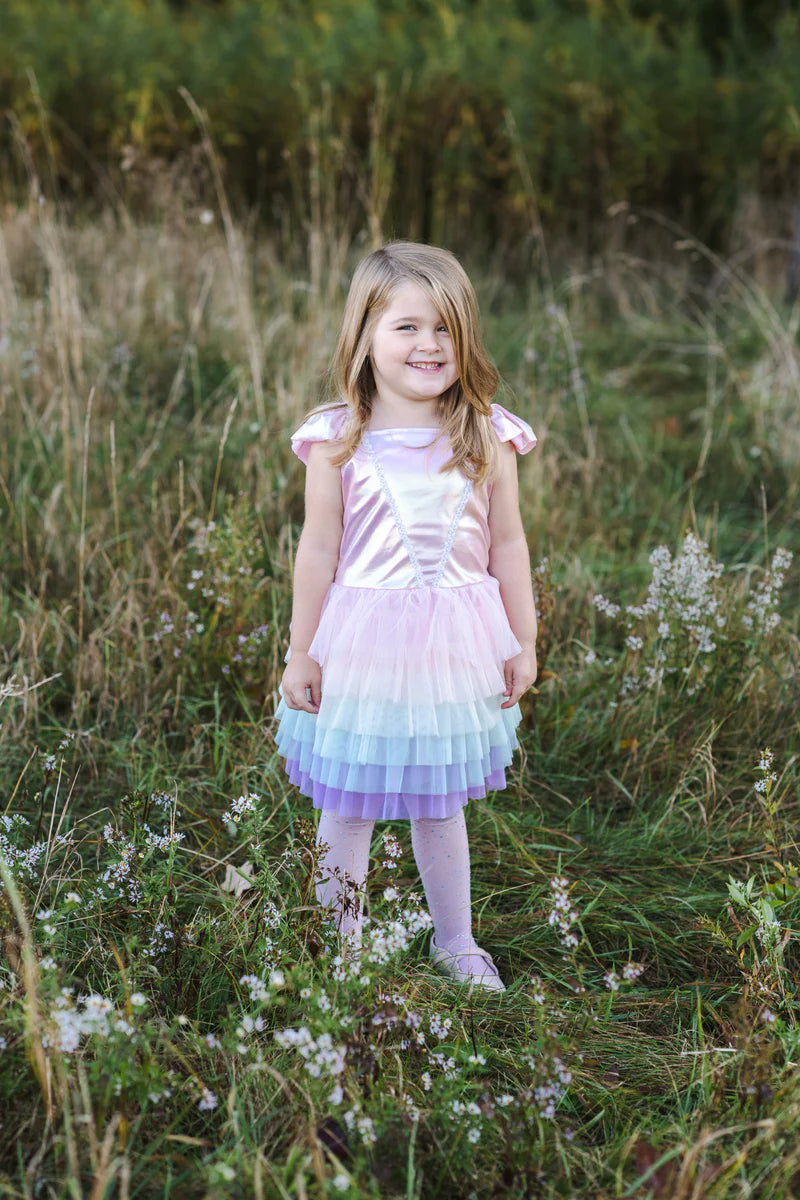 Rainbow Ruffle Tutu Dress (5-6 Years)