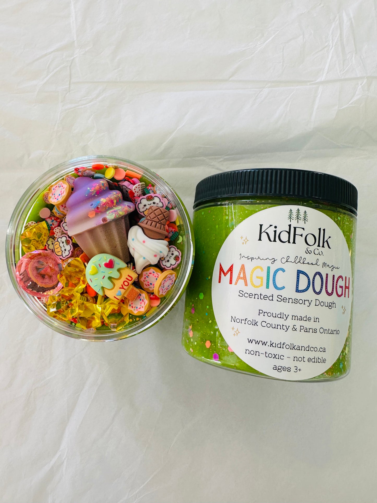Lime Green Magic Dough