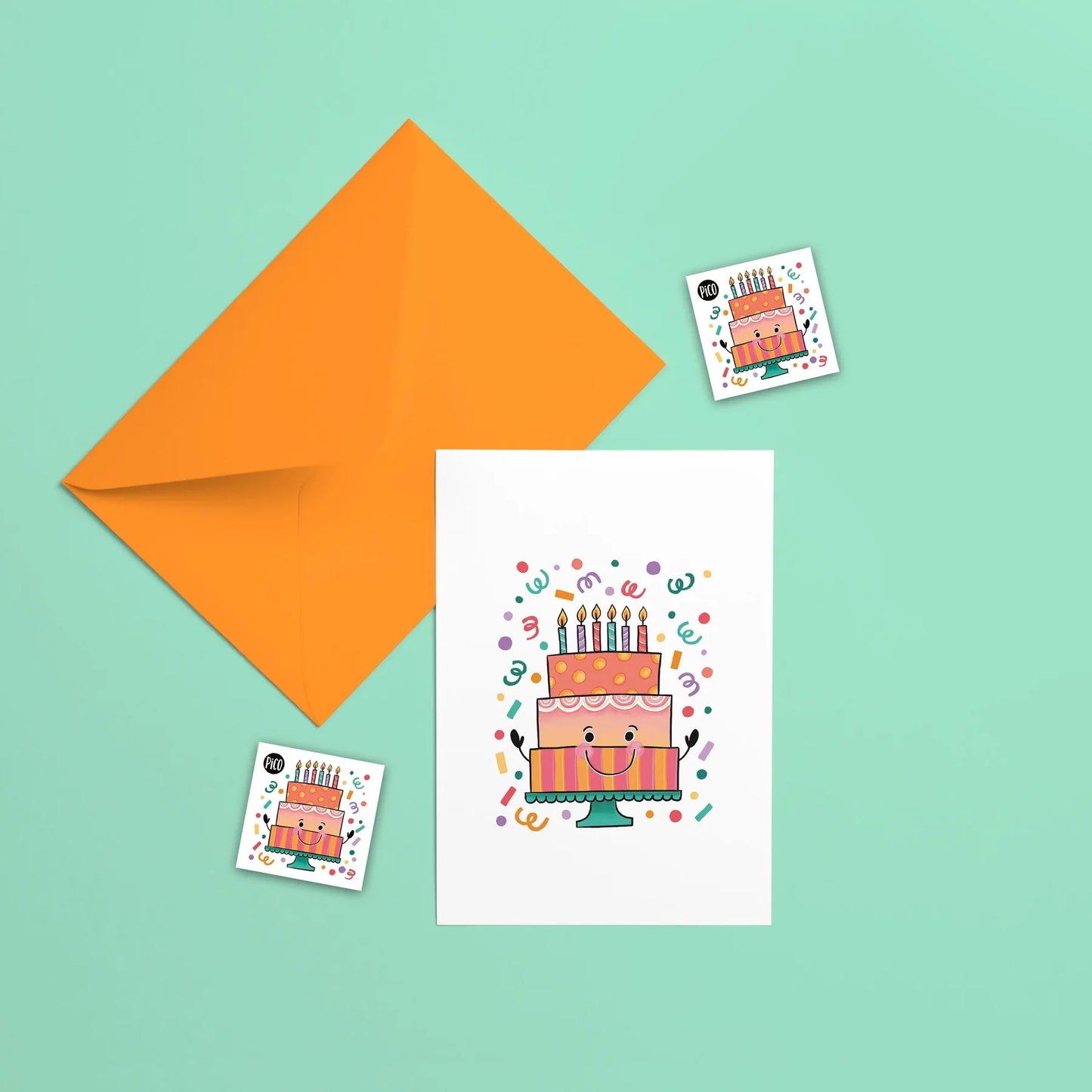 Happy Birthday Card with Tattoos